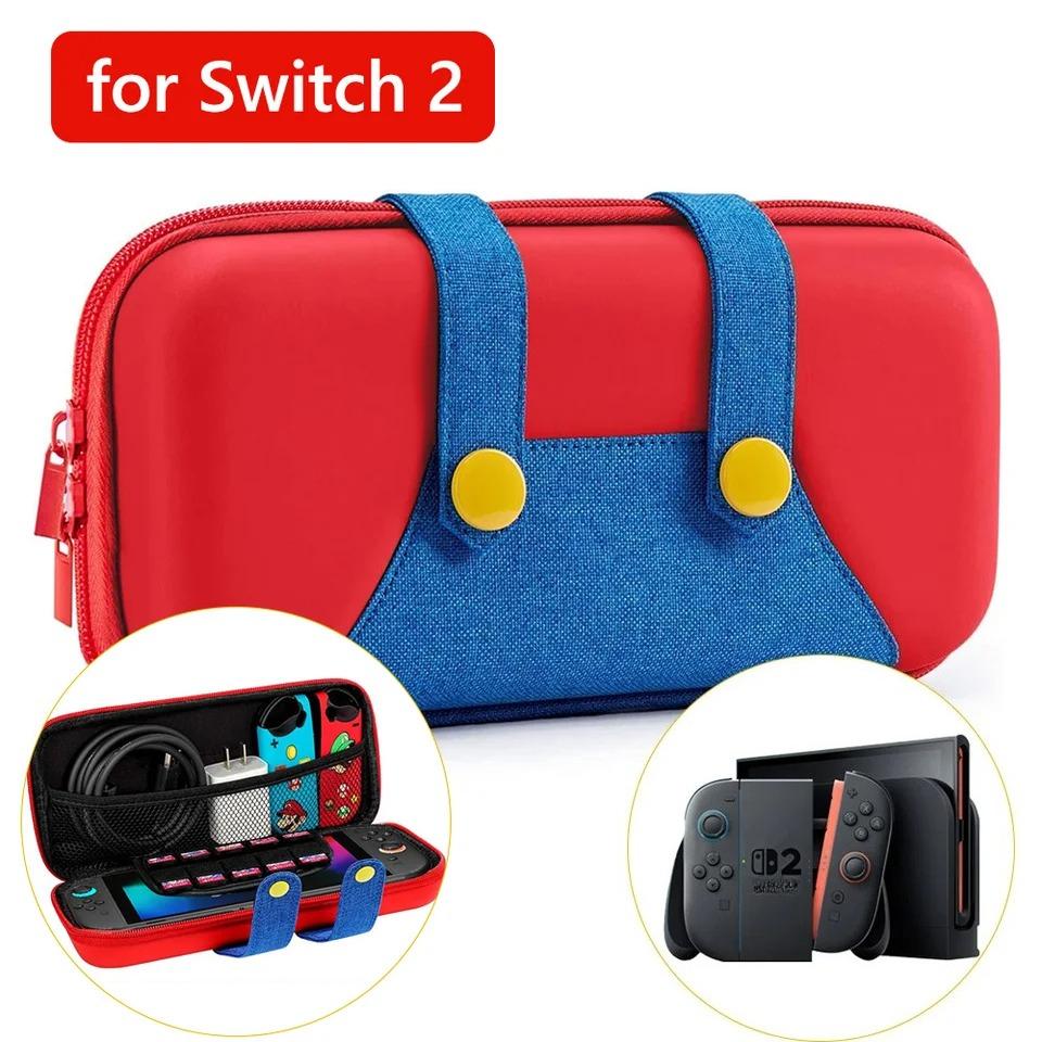 Slim Travel Hand Case for Nintendo Switch 2 EVA Hard Waterproof Shell Enclosure Carrying Bag for NS2 Game Accessories