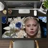 Singer Actor Lady Gaga Mayhem Mouse Pad Large Nonslip Waterproof Mat Stitched Edge Keyboard Pad For Gaming Daily Office