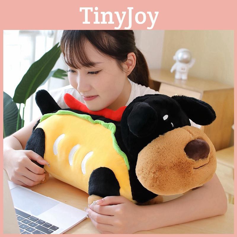 Cute Sausage Dog Plush Toy For Girls Soft And Cuddly Dog Doll For Sleeping 30cm/0.16kg