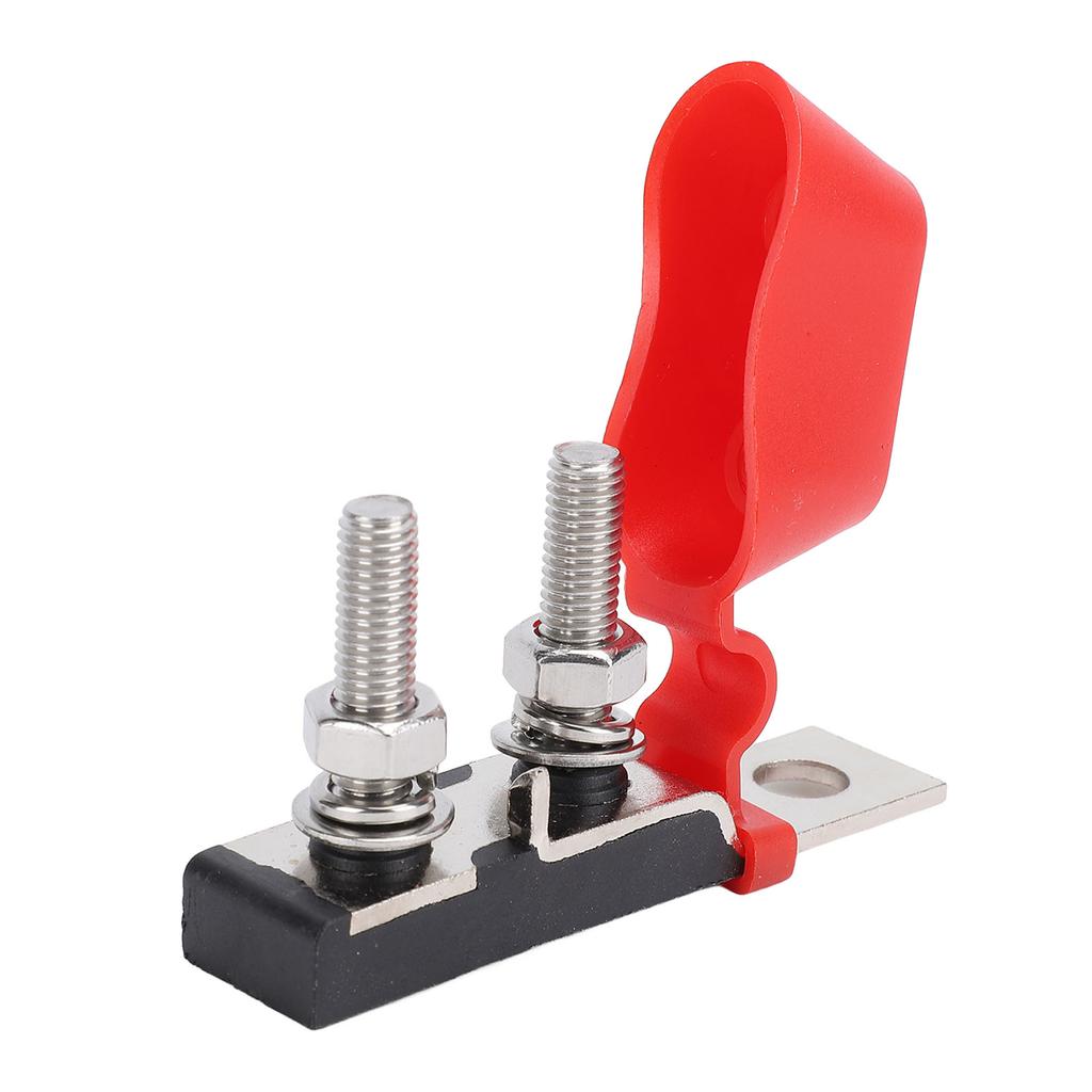 Dual Terminal Fuse Block DC58V M8 Double Studs MRBF Fuse Holder for Car Marine Boat RV No Fuse
