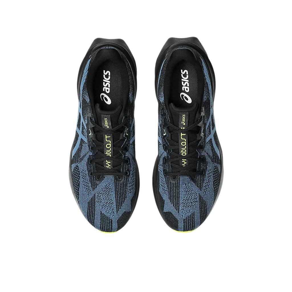 Asics Dynablast 5 Confortable Polyvalent Simple Mode Baskets Basses Chaussures de Course Homme Noir 1011B983-002