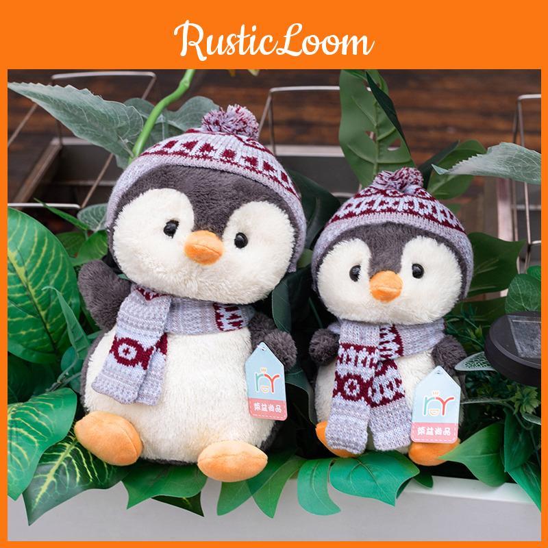 Penguin Scarf Plush Toys Children Cute Cartoon Birthday Holiday Dolls Gifts