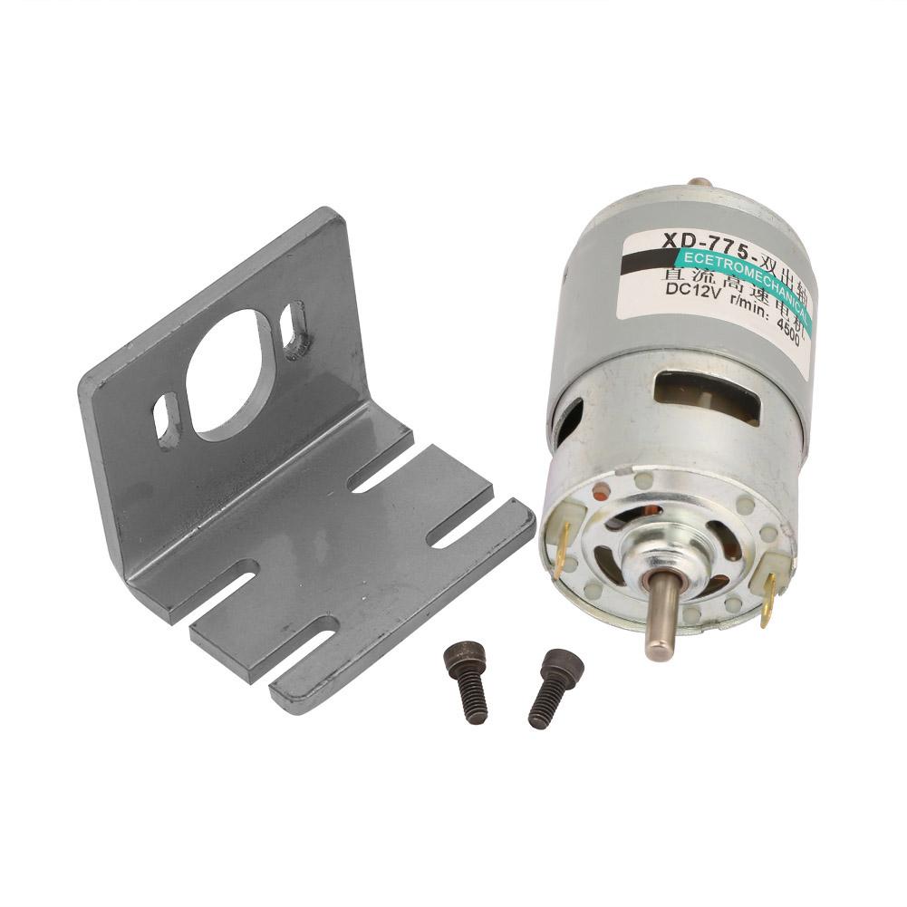 775 Motor 50W High Power Large   Double Shaft   Motor (12V4500RPM with Bracket)