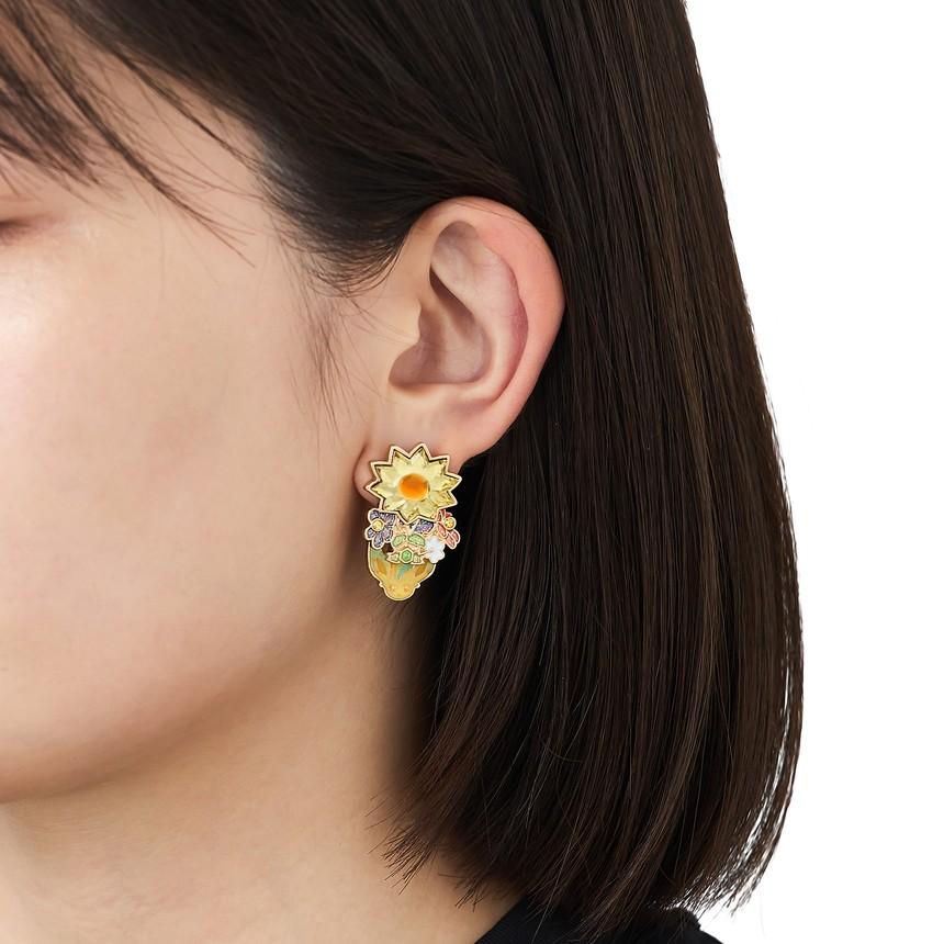 [Pokemon] Pokemon Center Leafeon Full Terastallize Pierce Earrings