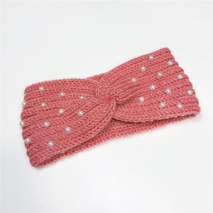 Winter Warmer Ear Knitted Headband Turban For Lady Women Elastic Wool Hairband Wide Stretch Headwear Headwrap Hair Accessories