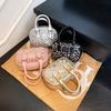 Personalized Sequined Small Bag 2025 New European and American Fashion Niche Handbag Women's Versatile Messenger Pillow Bag Tide
