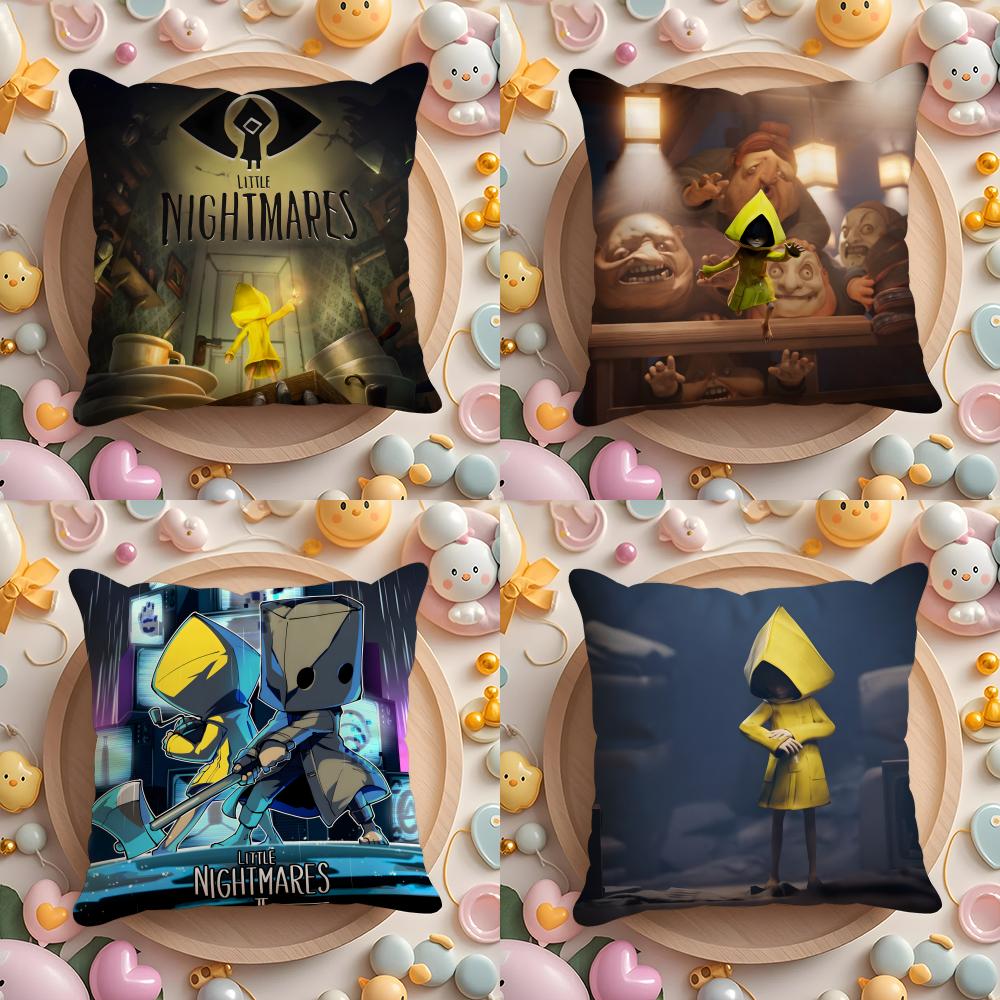 Little Anime N-Nightmares Cushion Cover Home & Car Multi-Scene Pillow Cover - Reversible, Soft & Durable for Daily Use