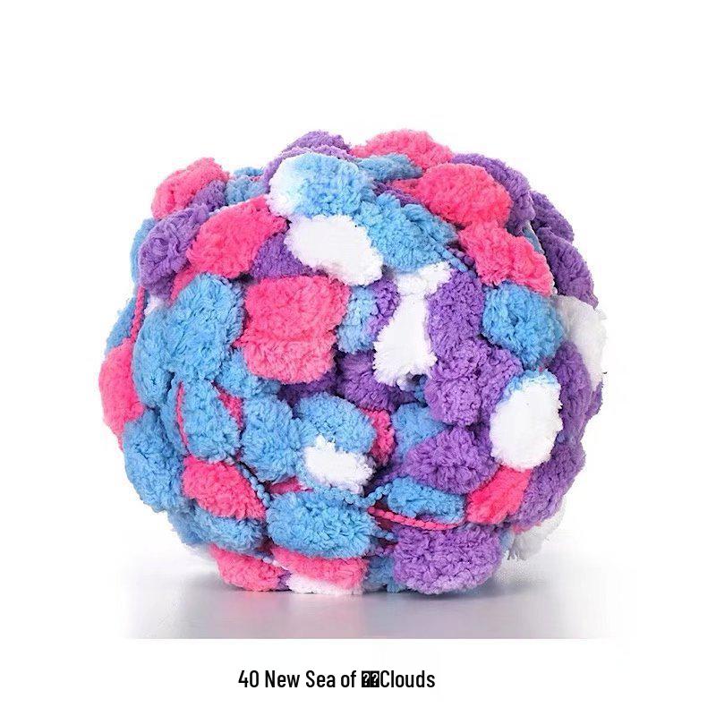 Bean Bean Hand-Knitted Thick Yarn Ball for DIY Projects: Large Ball for Carpets, Cushions, and Woven Blankets