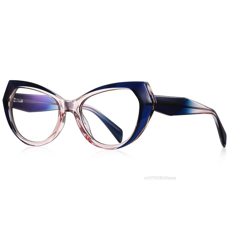 

Progressive Pink Frame Cat Eye Anti-Blue Glasses Women Spring Hinge Eyeglasses New Fashion Women S Anti-Blue Glasses