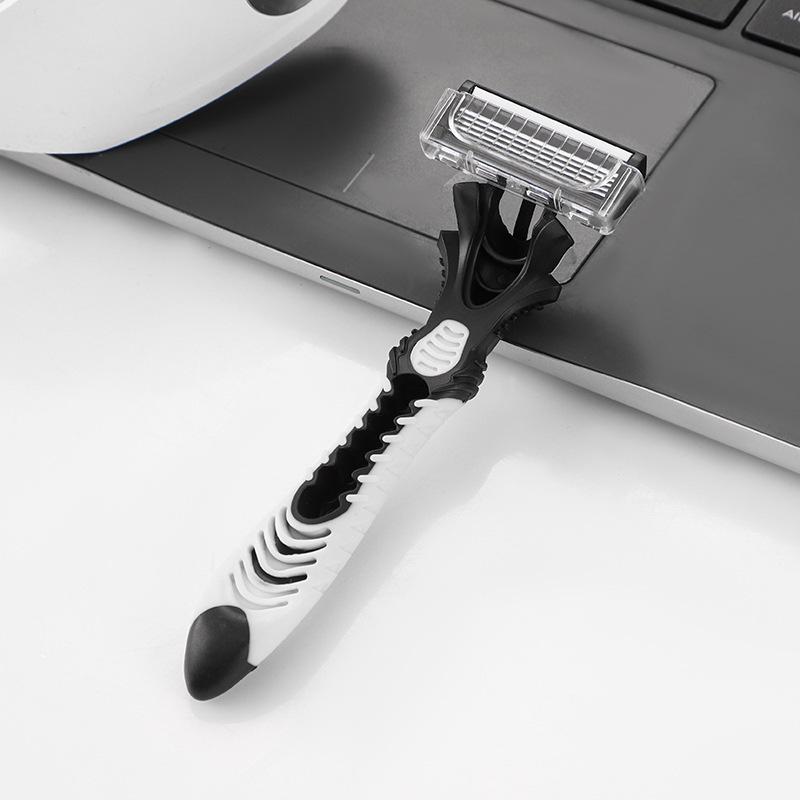 3Pcs/set Five-layer Razor Blade, Old-fashioned Manual Men's Razor, Disposable Razor, Shaving Knife