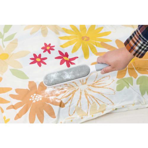 Takeda corporation [Cleaning/Dusting/Brush] Gray Dust Removal Brush Set (HTBS-GY) (Large: Approx. 7.5 X 5 X 33cm, Small: Approx. 6 X 3 X 13.5cm)