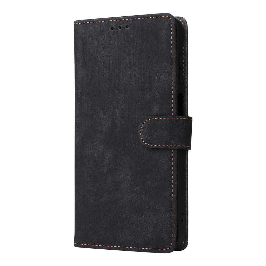 Etui portfelowe dla Samsunga Galaxy M36 5G z blokadą RFID, wykonane ze skóry PU, z podstawką i paskiem