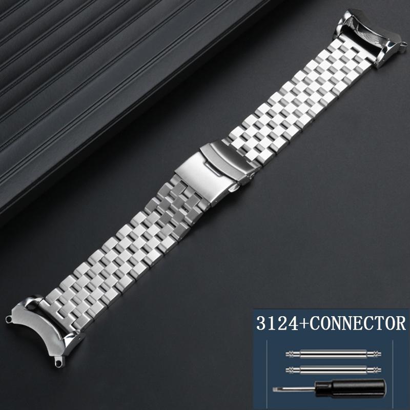 Voor Citizen BJ8050-08E/BJ8050 herenhorloge massief speciale connector bandaanzet converter aangepast Hoge kwaliteit Roestvrij staal band