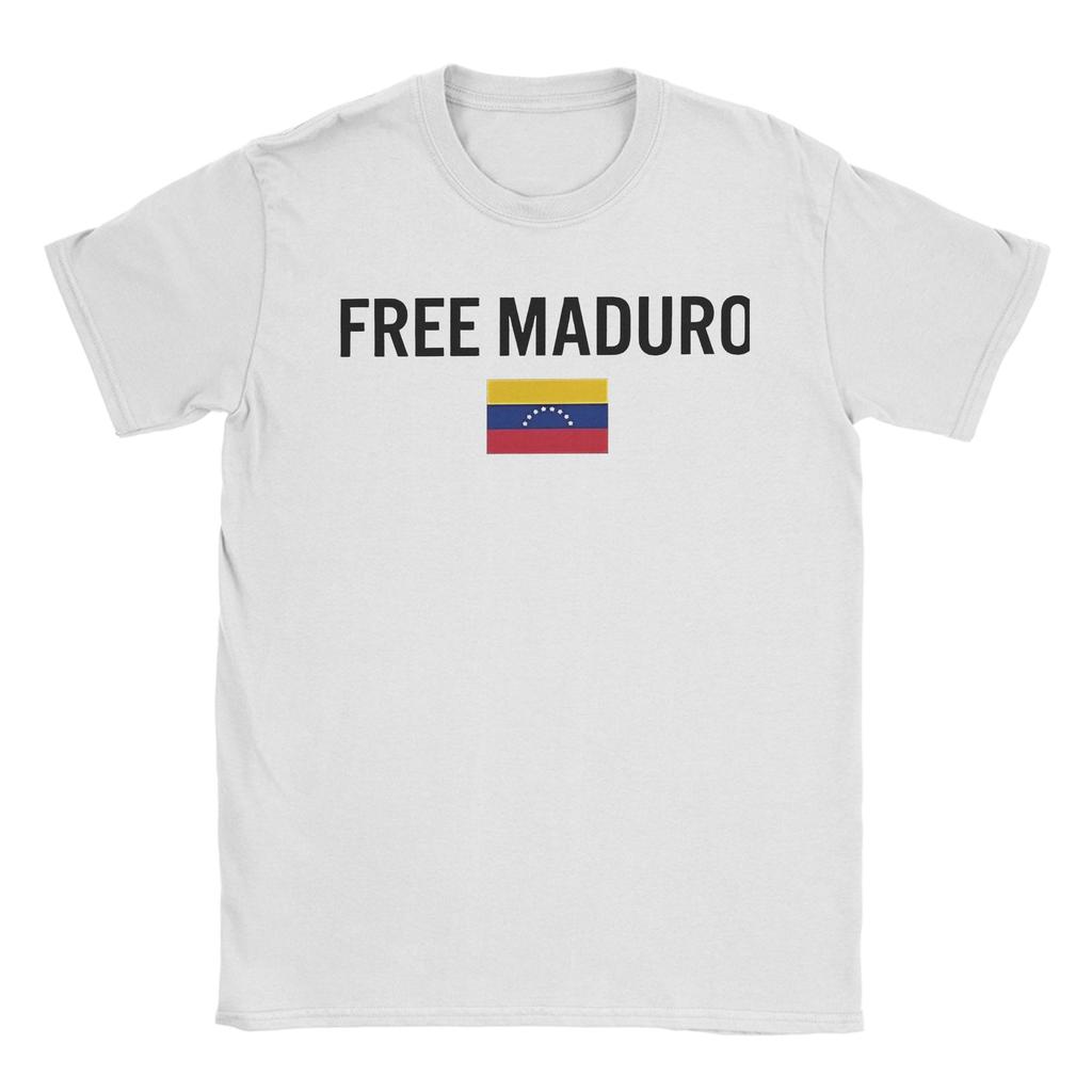 Amazing Nicolas Maduro NO MORE NARCOS TShirt for Unisex O Neck Pure Cotton T Shirts Short Sleeve Tees Adult Clothing