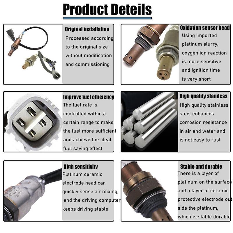 234-9050 New Upstream+Downstream Oxygen O2 Sensor 234-4624 For Toyota Tacoma 2.7L 2005 2006 2007 2008 2009 2010 2011 2012