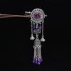 Exotic Hair Clip Side Clip with Tassels For Women Kazak Styles Hair Styling Accessory for Formal Event Costume Accessory