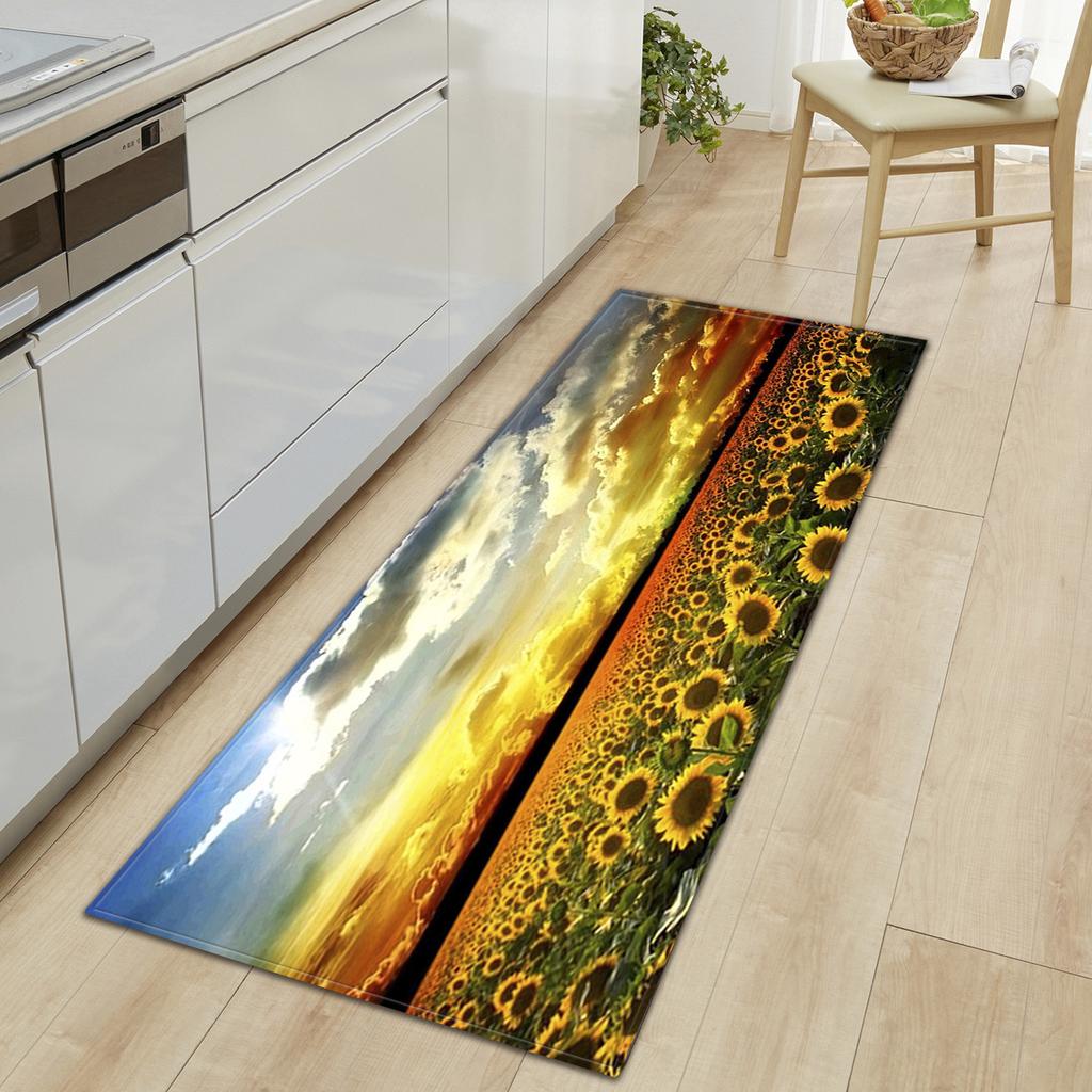 Kitchen Sand Wardrobe Shoe Cabinet Long Floor Mat