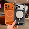 iPhone16 Sommer Waben-Wärmeableitungs-Hülle für Apple 17 Pro Max mit unsichtbarem Ständer und Magnetschutz für iPhone 14/15.