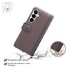 For Samsung Galaxy S26+ Case Genuine Split Leather Phone Cover with Wallet Stand