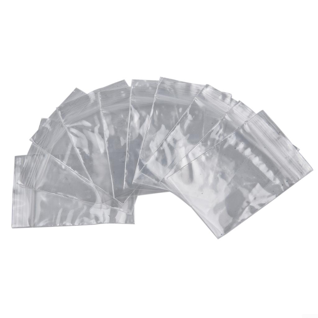 100 Plastic Bag 100pcs 3 Sizes Baggies Bags Plastic