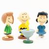 12Pcs/Set Anime Figure Peanuts Cute Snoopy Ornament Cartoon Doll Decoration Hand-Made Kawaii Pvc Toys For Kid Birthday Gift