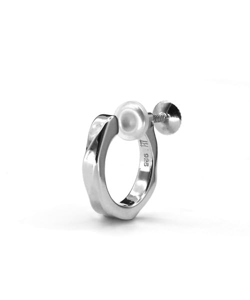 

Lionheart Earrings LH for Gift Silver Earrings with Twisted Texture, 925 Sterling Silver, Type A