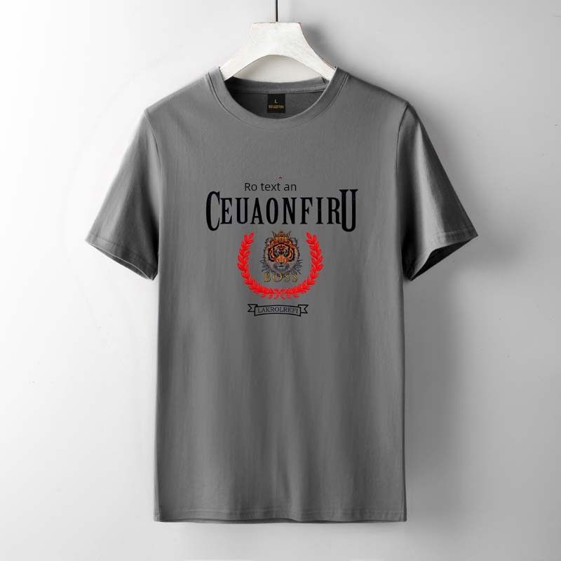 Trade Three-Dimensional Print Export Big Brand Men T Cut the Tag off Tail Goods Clearance Short sleeve Transfer to Domestic Sales Original Order Goods