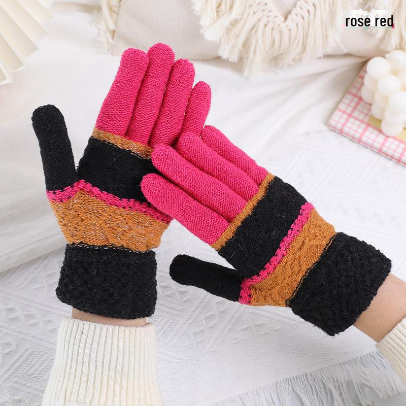 

Зимние перчатки с открытыми пальцами унисекс - Теплые для набора текста и письма One Size