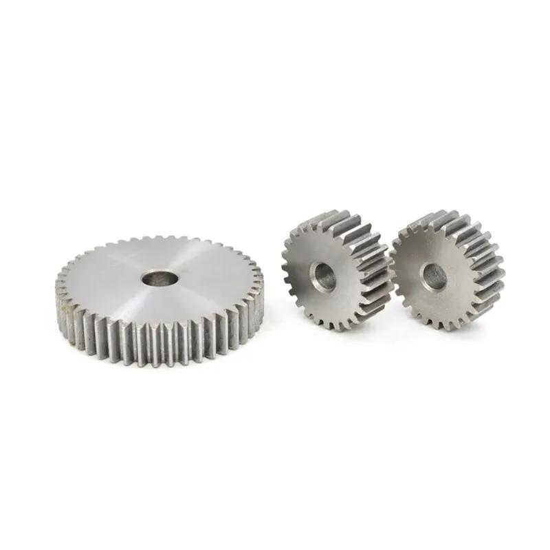 1Pcs Metal Transmission Gear Positive Gear Dia 77mm-162mm 45#Steel Cylindrical Gear 1 Mod 75/80/90/100/110/120/150/160 Teeth