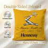 Premium Hennessy Cushion Cover 1Pcs Decorative Covers Soft Cushion Case For Sofa Couch Decor 40X40 45X45 Pillowcases