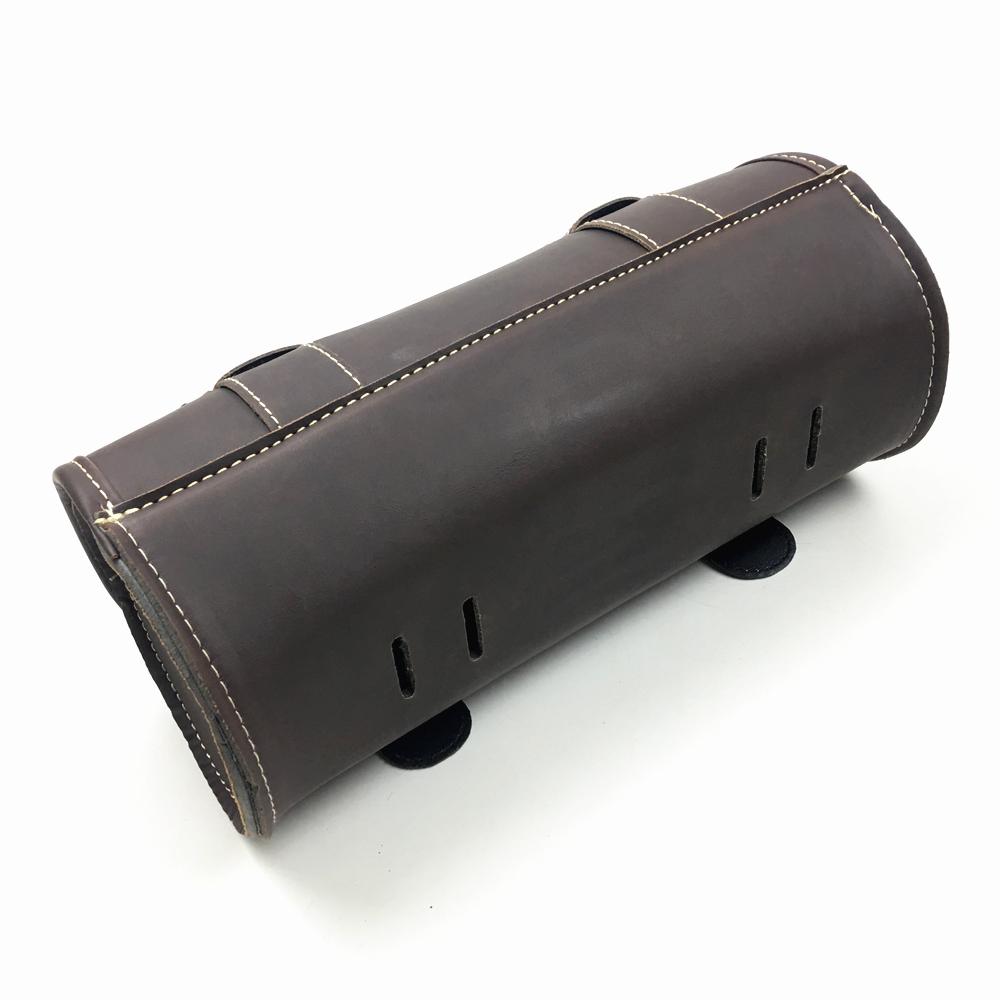 Motorcycle Bag Saddlebags PU Leather Front Fork Tail Tool Bag Luggage For Harley Chopper Bobber Cruiser Sportster XL 883
