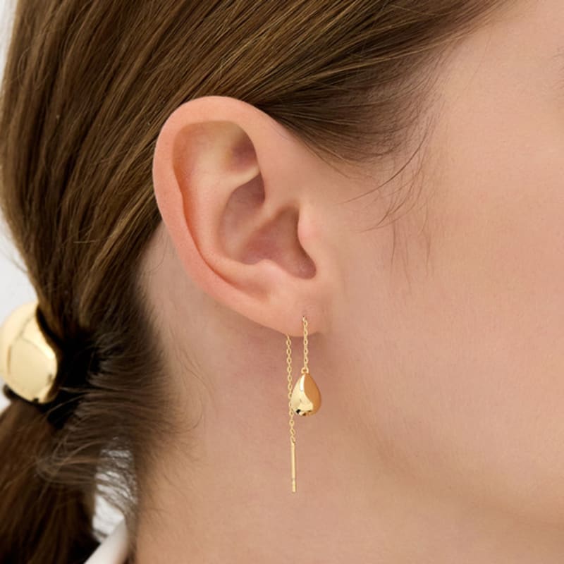 hyeres-lor Champagne Moon Dew Drop Silver (Y) Darling Earrings HL2E59238Y9XXX