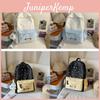 Youthful Star Pattern Shoulder Backpack With Embroidery For School Students