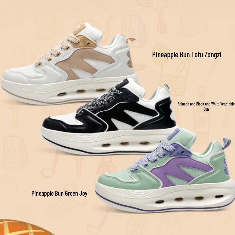 OFFSUN Women s Pineapple Bun Thick-Sole Walking Shoes OF299 US 6