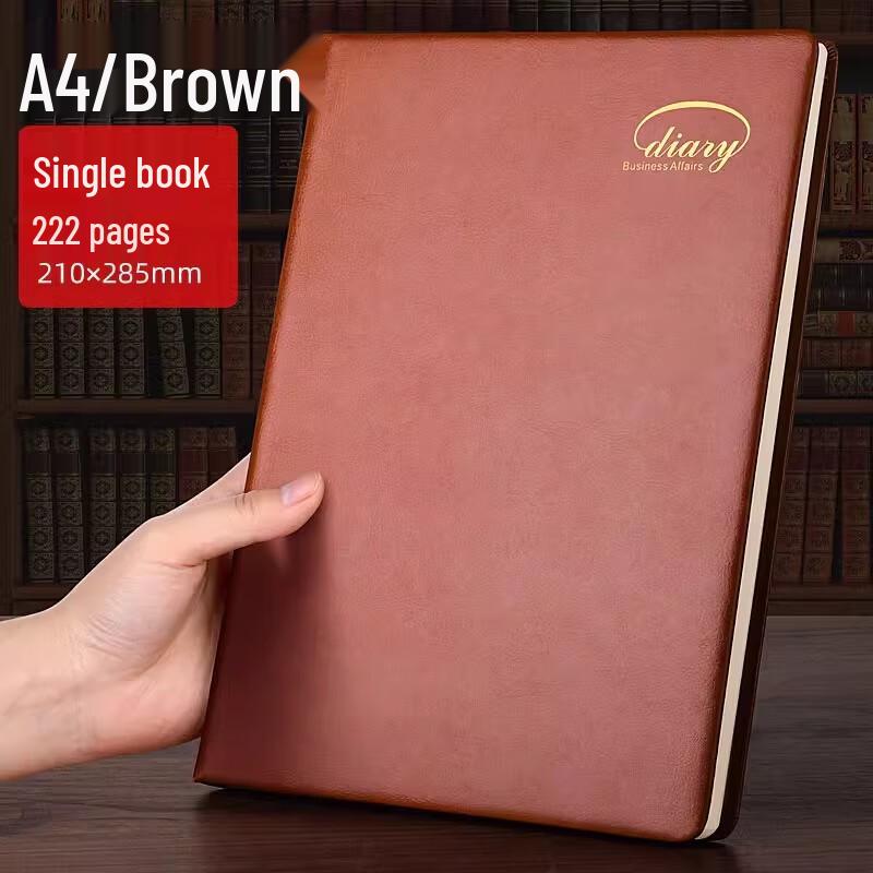 A4 Thick Hardcover Notebook for Business & Students