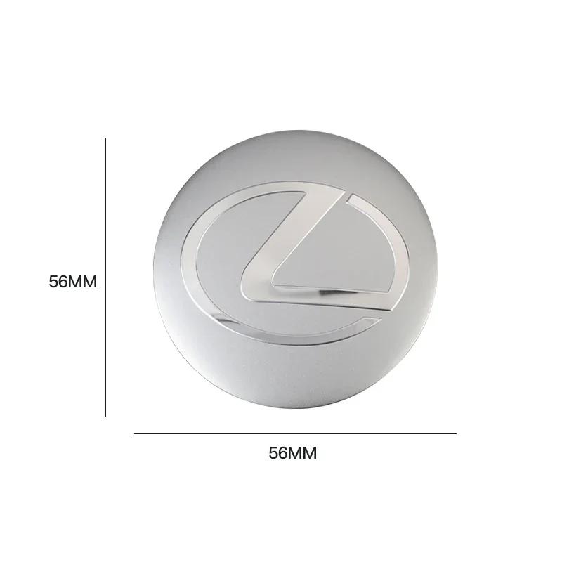 4 pezzi 56mm Adesivi Tappi Centrali Ruote Auto Styling Per Lexus Fsport RX330 IS250 Ct200h ES300h RX350 IS300h NX300h RX400h ES350