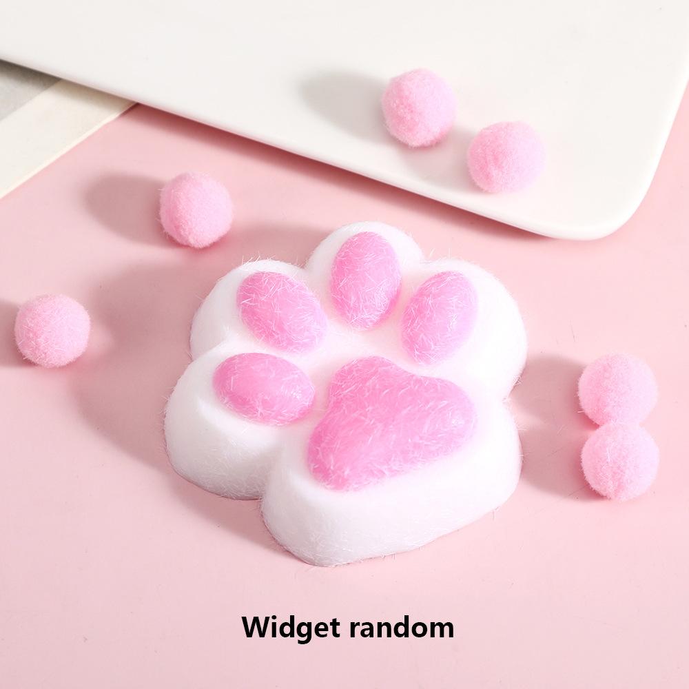 Cute Cat Paw Squeeze Toy - Soft Squishy Stress Relief For Anxiety & Relaxation - Fun Decompression Gift For Adults & Kids