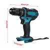 13mm 18V 1/2 Hammer Drill Power Tools Fit For Makita Battery Cordless Brushless Electric Drill Impact Screwdriver Flat Hammer