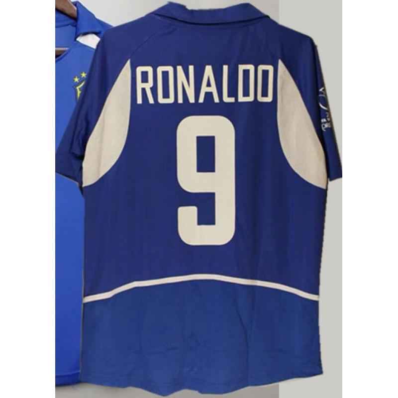 Vintage Football Jersey AC Ronaldo Zidane Maldini Lampardroba Spain Boca Carlos