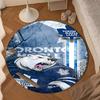 Toronto Leafs Hockey Round Rug for Livingroom,Bedroom, Palyroom, Chair Rug, Area rug, Circle Carpet, Large Size Decor Fan Christmas gift