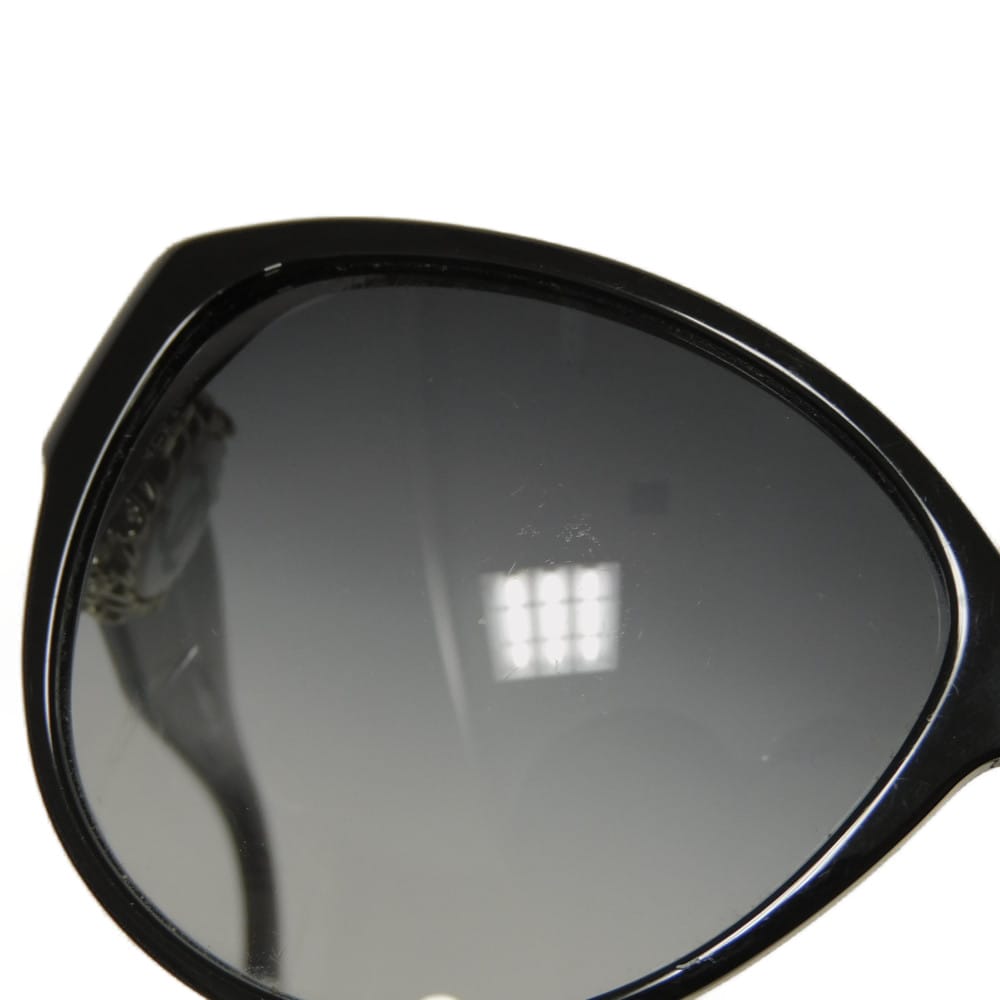 Used 10097 COCO Mark Butterfly Shape Eyewear 5192A c.622/3C 7968 Logo CC Mark Acetate Black Women's from Japan AUTHENTIC