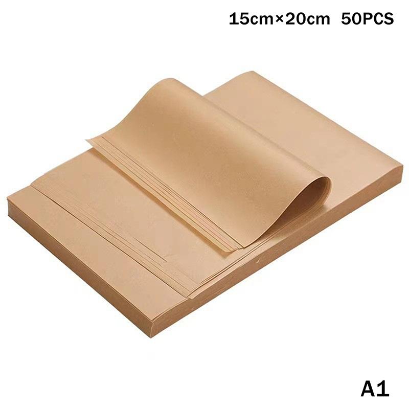 50/100 Stück Pergamentpapier Backpapier Antihaft Vorgeschnittenes Backpergament Backpapier Für Ofen Heißluftfritteuse Grillmatte Papier