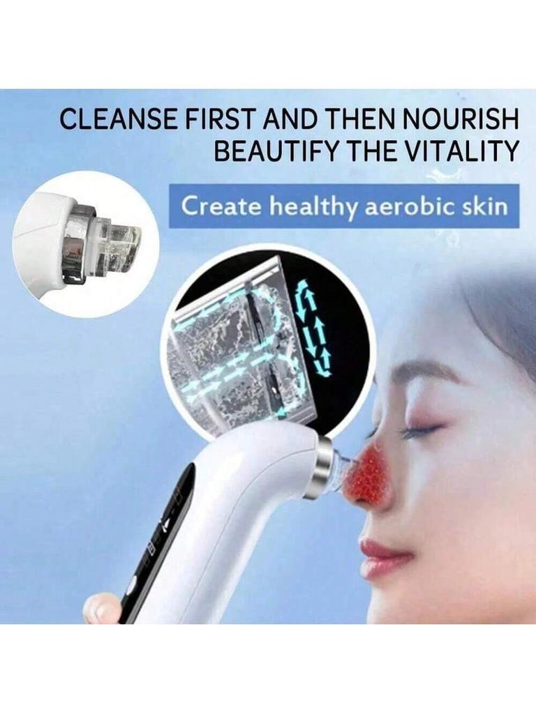 Blackhead Remover, Pore Vacuum Facial Cleaner, Electric Acne Remover, Blackhead Remover, USB Charging Water Circulation Facial C