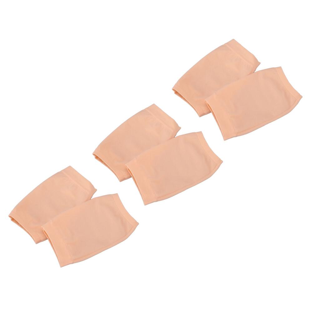 Ankle Heel Protector Reusable Foot Sleeves For Cracked Skin Relief Comfortable Heel Grips Breathable Heel Care Socks With Open Toe Design Suitable