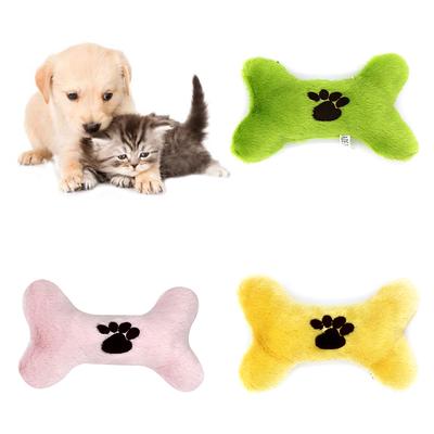 Evcil Kediler Köpek Sevimli Kemik Gıcırtılı Pati Kabarık İnteraktif Bebek Isırık