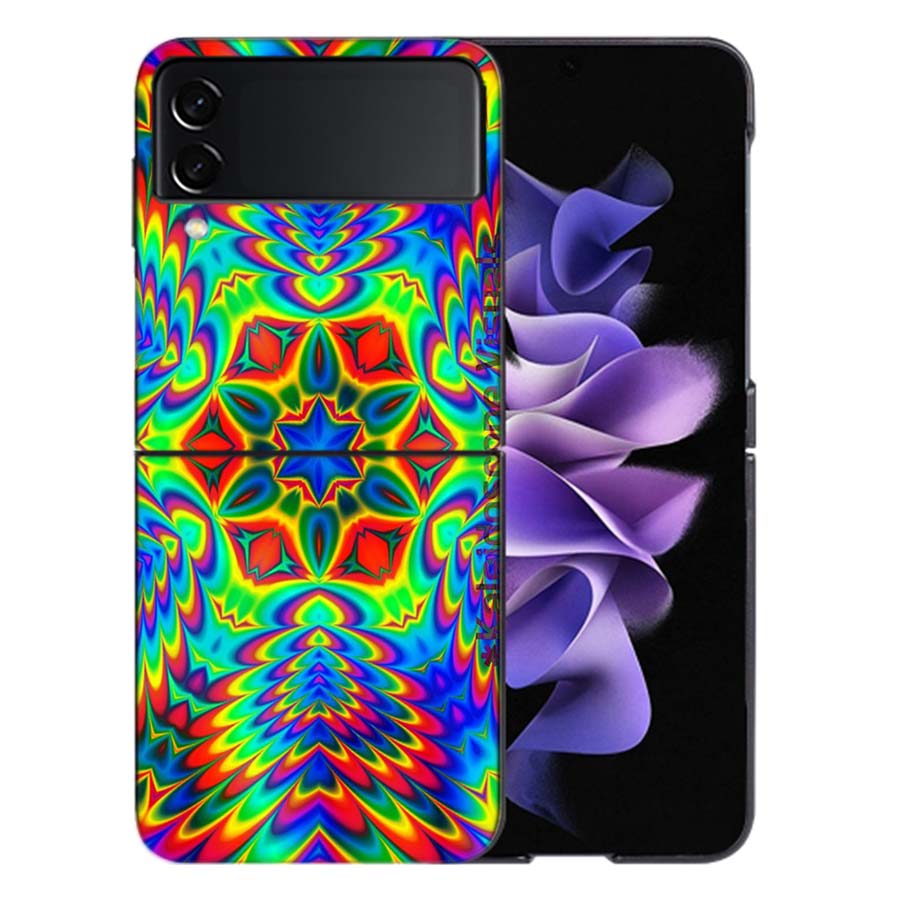 Chaotic Hypnosis Coque For Samsung Z Flip7 6 Galaxy Case Shockproof Z Flip5 Z Flip3 4 5G Hard Cover Phone TPU PC Hard Funda