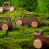 Wall Mounted Wood Car Shaped Hooks Decorative Coat Bag Hook Cartoon Car Wall Hooks  Entrance