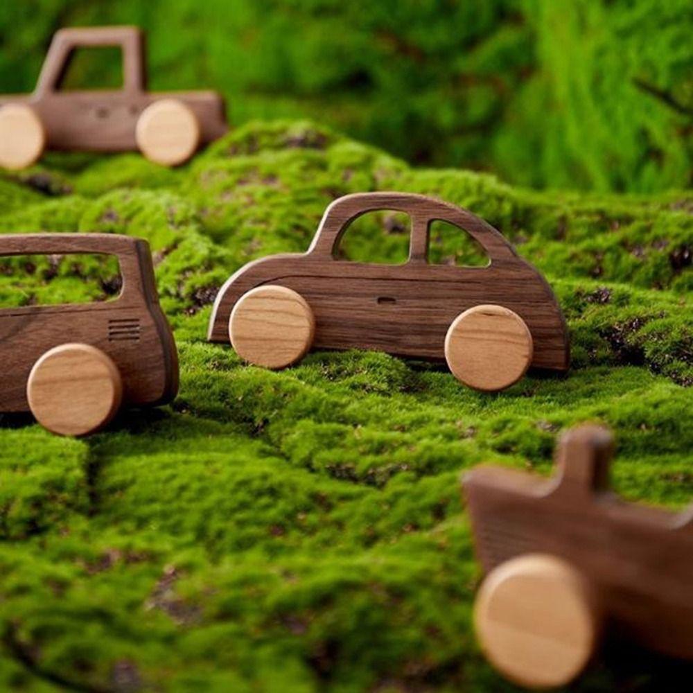 Wall Mounted Wood Car Shaped Hooks Decorative Coat Bag Hook Cartoon Car Wall Hooks  Entrance