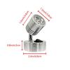 12V-24V LED Reading Light for RV, Boat, or Yacht - 3W Low Voltage Bedside Spotlight