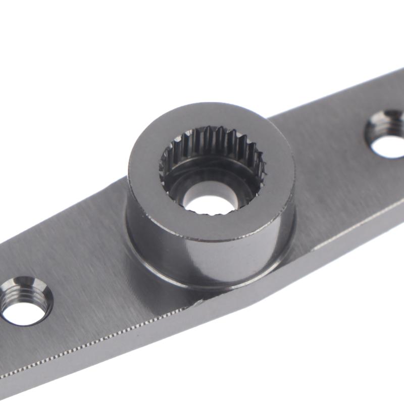 Aluminum Alloy Rc Servo Arm 25T Steering Servo Dual Arm For Rc Car Crawler Large Torque Digital Coreless Servo Parts